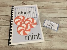 Interactive Learning Books for Children - Short “i” book - w/ 12 Laminated Cards Preschool Educational & Teaching Boeken price