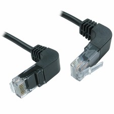 0.5m Cat5e Copper RJ45 Right Angle to Right Angle Plug Network Cable [008354] Network Kabel price