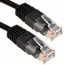 1m Black Network Ethernet RJ45 Cat-5E UTP PATCH LAN COPPER Cable Lead [008808] Network Kabel price