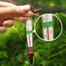 1X Glass Thermometer Aquarium Fish Tank Water Temperature Meter + Suction Cup Thermometer price