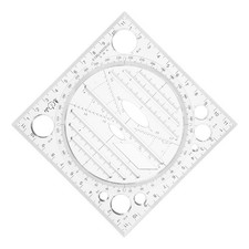 Multi-purpose Parallel Line Drawing Ruler Geometry Template Stencil Geometry price
