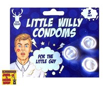 Small Pecker Condoms ~ Naughty Rubber Johnny Gag ~ Weird Joke Novelty Adult Gift Condoms price
