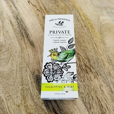 Pre De Provence Private Collection Hand Cream Eucalyptus and Mint 2.3 oz Sealed Sun Creams en Lotions price