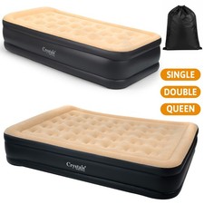 AIR BED BLOW UP INFLATABLE MATTRESS WITH BUILT IN ELECTRIC PUMP HIGH RAISED Lucht Matras price