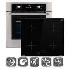 Fornuis: 60cm Inbouw oven  BO8810SS + 59cm Inductie kookplaat IH85900ED Grill Inbouw Cooktops price
