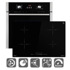 Fornuis: 60cm Inbouw oven  BO8805SS + 77cm Inductie kookplaat IH87704RL Grill Inbouw Cooktops price