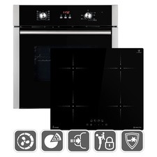 Fornuis: 60cm Inbouw oven  BO8805SS + 59cm Inductie kookplaat IH85900RL Grill Inbouw Cooktops price