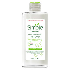 Simple Eye Make-Up Remover 125mL Kind to Skin Removes Waterproof Makeup Make-up removers price