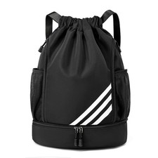 Large Capacity Sports Drawstring Backpack, Multifunctional Outdoor Training Gym Backpack (Outdoor) price