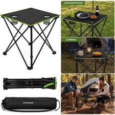 Folding Camping Table Lightweight Portable Outdoor Picnic Table With Cup Holders Kamperen & Picnic Tafel price