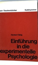 Einführung in die experimentelle Psychologie UB Urban-Taschenbuch  (Nr. 98) Herb Psychologie Boeken price
