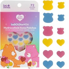 BioSwiss Pimple Patches, Care Bears Heart and Bear Shaped Acne Patch for Zits... Acne en Pimple Verzorging price