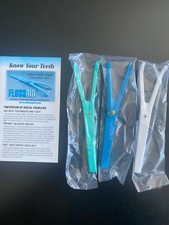 Set of 3 Flossaid Floss-Aid Dental Floss Holder Dental Floss price