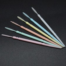 100pcs Double-ended Fish Bone Shaped Disposable Plastic Toothpick Dental Floss Dental Floss price