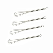 4 Pack 7 Inch Mini Whisks for Mixing Hot Chocolate Protein Powders Sauces Eggs Protein Powders price