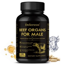 Beef Organs Supplement for Men-for Energy, Stamina & Vitality 30/60/120Caps Organs price
