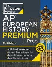 Princeton Review AP European History Premium Prep: 6 Practice Tests + Complete Review Boeken price