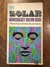 ZOLAR - Numerology Dream Book 1971 PB DREAM INTERPRETATION ASTROLOGY NEW AGE Astrology - Fortune - Dream Interpretation price