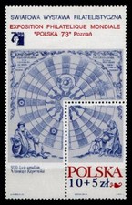 500. Geburtstag von Nikolaus Kopernikus. Sonnensystem. Block. Polen 1973 Wetenschap & technologie price