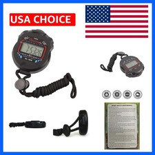 Waterproof Multi-Function Electronic Sports Stopwatch Timer Water Resistant,L... Stopwatch price