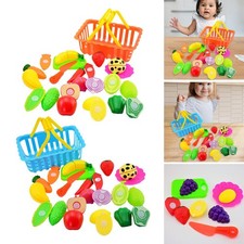 Pretend Play Food Sets Early Education Vegetables Fruits Girls Boys Toddlers Onderwijs Sets price