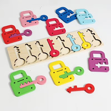 Wooden Number Matching Board Puzzle Sorting Montessori Toy Kids Education Gift Onderwijs Sets price