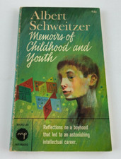 Memoirs of Childhood and Youth by Albert Schweitzer, 1963 Paperback Edition Youth Boeken price