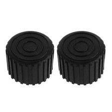 2Pcs Rubber Fitness Equipment Foot Pads Non Slip Leg Protectors Black Fitness apparatuur price