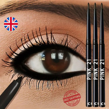 3pcs Black Waterproof Eyeliner Pencils Smudge-Proof Long-Lasting Makeup UK Eyeliners price