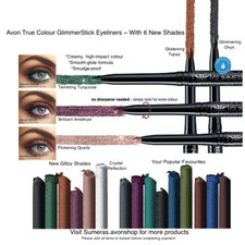 Avon GlimmerStick Twist Up Eyeliners ~ Free P&P  ~ Great Gift for all occasions Eyeliners price
