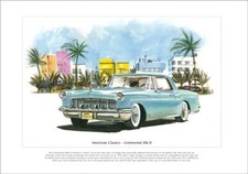 American Classics - 1956 LINCOLN CONTINENTAL MkII - Fine Art Print - Luxury Car American klassiekes price