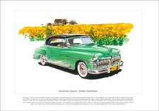 American Classics - 1950 DESOTO SPORTSMAN - Fine Art Print - US car image Custom American klassiekes price