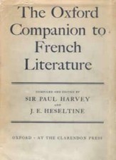 The Oxford Companion to French Literature-Sir Paul Harvey, Janet E. Heseltine French Literatuur price
