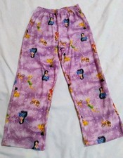 Disney Girls Small Pajama Pants Purple Princess Jasmine Ariel Tinker Bell PJ S Meisjes broek price