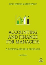 Accounting and Finance for Managers: A Decision-Making Approach, Very Good Books Accounting Financiën Boeken price