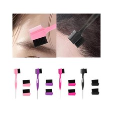 Eyebrow Brush and Comb Hair Brush Edge Control Brush for Women Girls Salon Hair borstel en Comb price