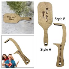 Grooming Set for Bald Men, Wooden Hair Brush And Comb, Gift for Friends Hair borstel en Comb price