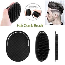 Men Hair Comb Brush Pocket Beard Mustache Palm Scalp Massage Travel Black Hair borstel en Comb price