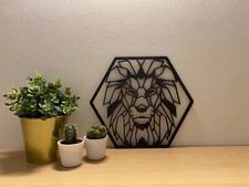 Muurdecoratie hout Leeuw 20 cm | Houten dier | Wanddecoratie | Wall art Houten wanddecoratie price