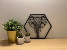 Muurdecoratie hout Olifant 20 cm | Houten dier | Wanddecoratie | Wall art Houten wanddecoratie price