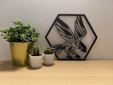 Muurdecoratie hout Roofvogel 20 cm | Houten dier | Wanddecoratie | Wall art Houten wanddecoratie price