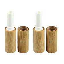 2x Lip Glosses Tubes Bamboo Shell Empty DIY for Cosmetic Gifts DIY Lipstick Lipsticks & Lip Glosses price