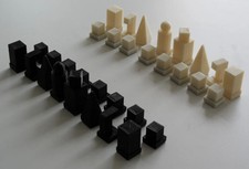 Bauhaus Model I 1922 Life chess set pieces only Chess price