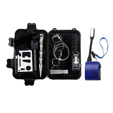 Camping Gear Hiking Emergency Flashlight Phone Charger Outdoor Survival Kit Set Kamperen Set & Festival Package price