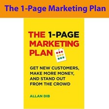 1 PAGE MARKETING PLAN: Get New Customers, Make More Money And Stand out From The Economie en Marketing Boeken price