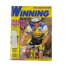 Winning Bicycle Racing Illustrated April 1991 No. 89 Coors Light VG Racing-Professional Bicycles price