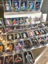2025-26 Bowman Basketball 53 Card Parallel Lot Navy, Reptilian Sparkle, Red Logo Basketball producten price
