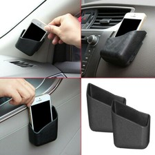 2pcs Car Interior Storage Bag Box Holder Organizer Black Accessories Universal Opbergen Tas price