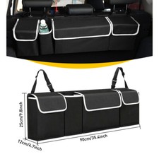 Universal Car Back Seat Storage Bag 4 Pocket Trunk Oxford Cloth Cargo Organizer Opbergen Tas price