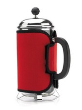Cafetiere Jacket Cosy Insulated Thermal Coffee Jacket, 3, 8 and 12 Cup, Red Koffiezetapparaten price
